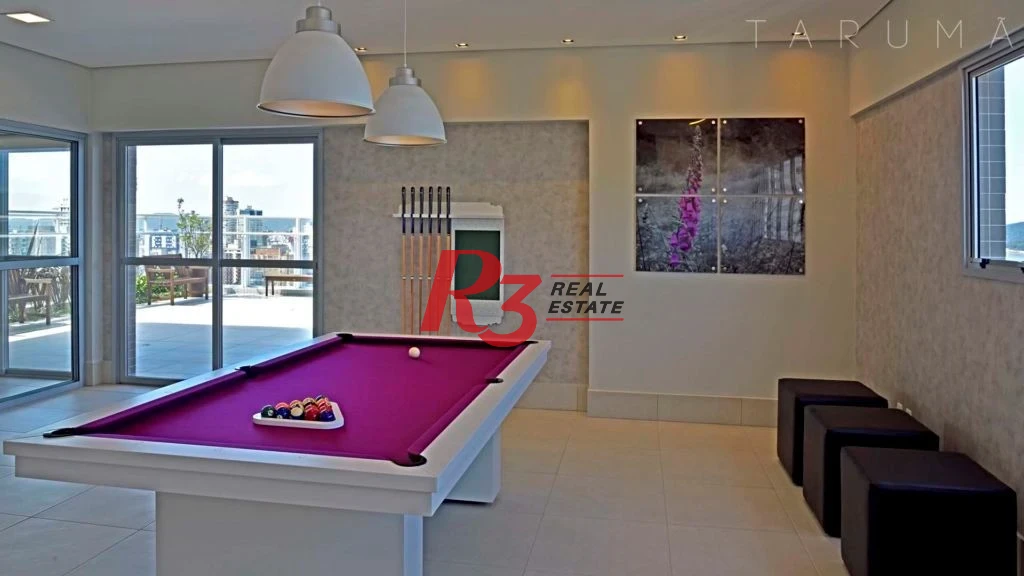 Apartamento com 1 dormitório para alugar, 46 m² por R$ 6.000,01/mês - Boqueirão - Santos/SP