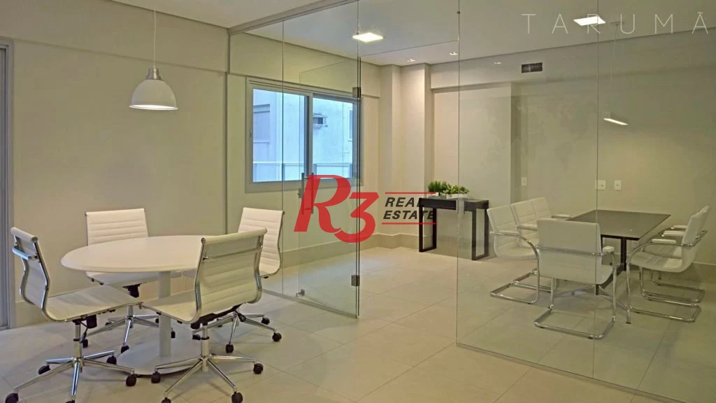 Apartamento com 1 dormitório para alugar, 46 m² por R$ 6.000,01/mês - Boqueirão - Santos/SP