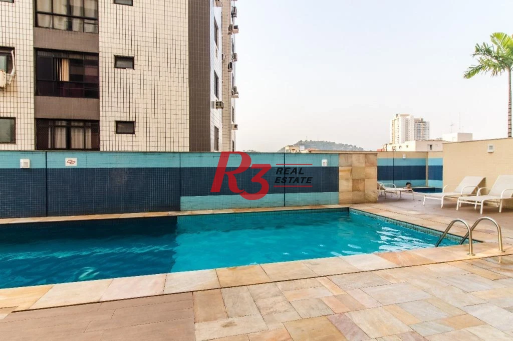 Apartamento com 2 dormitórios à venda, 63 m² por R$ 669.000,00 - Campo Grande - Santos/SP
