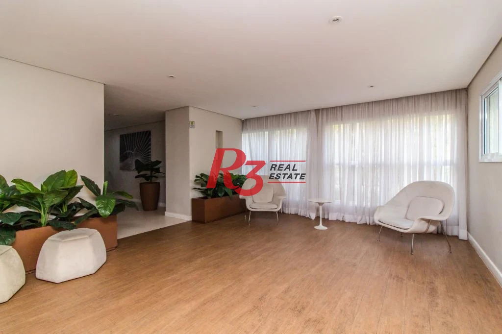Apartamento com 2 dormitórios à venda, 63 m² por R$ 669.000,00 - Campo Grande - Santos/SP