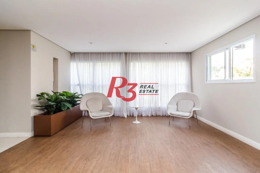 Apartamento com 2 dormitórios à venda, 63 m² por R$ 669.000,00 - Campo Grande - Santos/SP