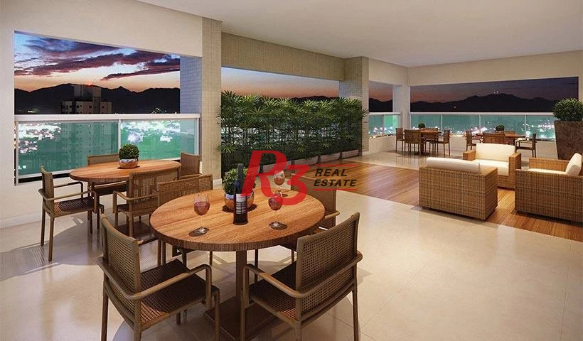 Apartamento com 2 dormitórios à venda, 63 m² por R$ 669.000,00 - Campo Grande - Santos/SP