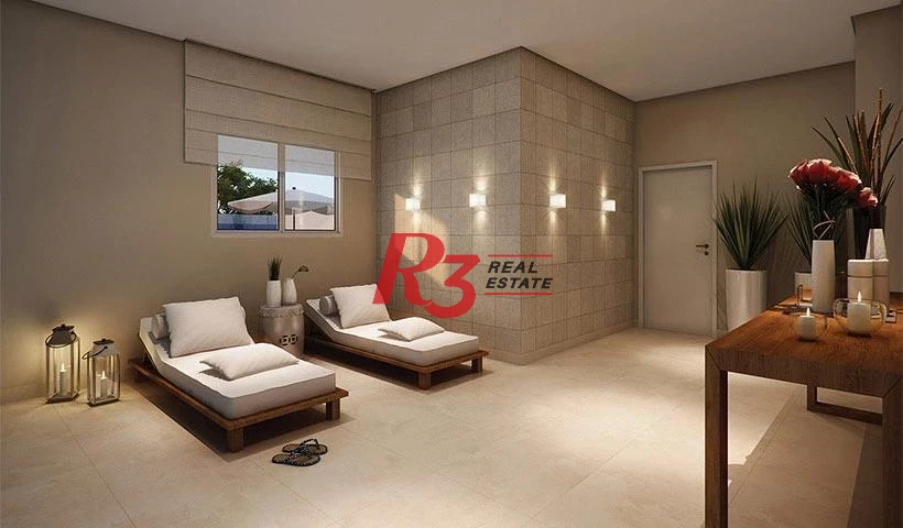 Apartamento com 2 dormitórios à venda, 63 m² por R$ 669.000,00 - Campo Grande - Santos/SP