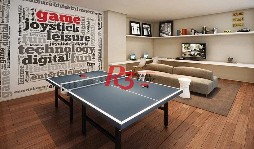 Apartamento com 2 dormitórios à venda, 63 m² por R$ 669.000,00 - Campo Grande - Santos/SP