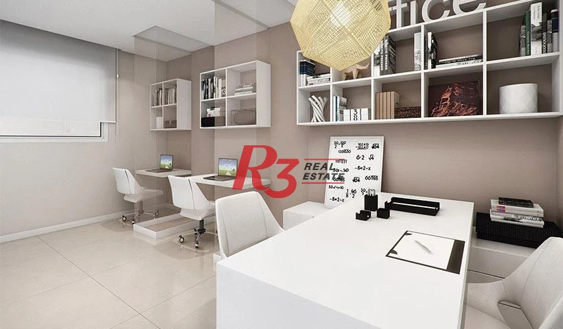 Apartamento com 2 dormitórios à venda, 63 m² por R$ 669.000,00 - Campo Grande - Santos/SP