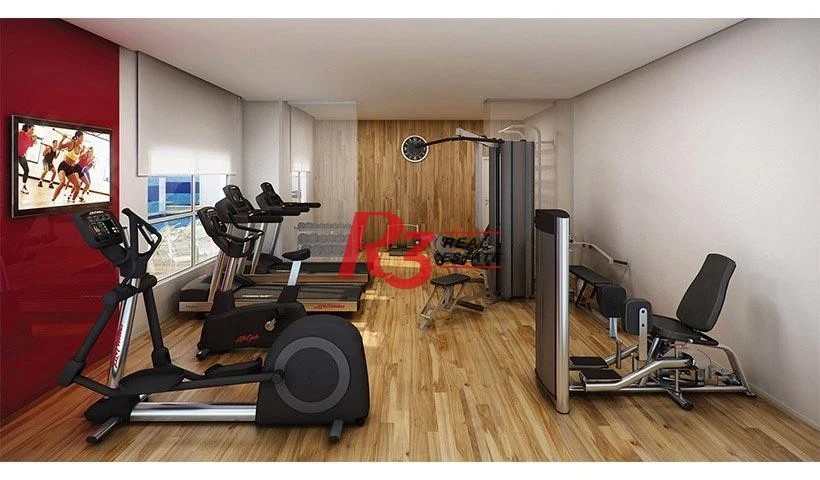 Apartamento com 2 dormitórios à venda, 63 m² por R$ 669.000,00 - Campo Grande - Santos/SP