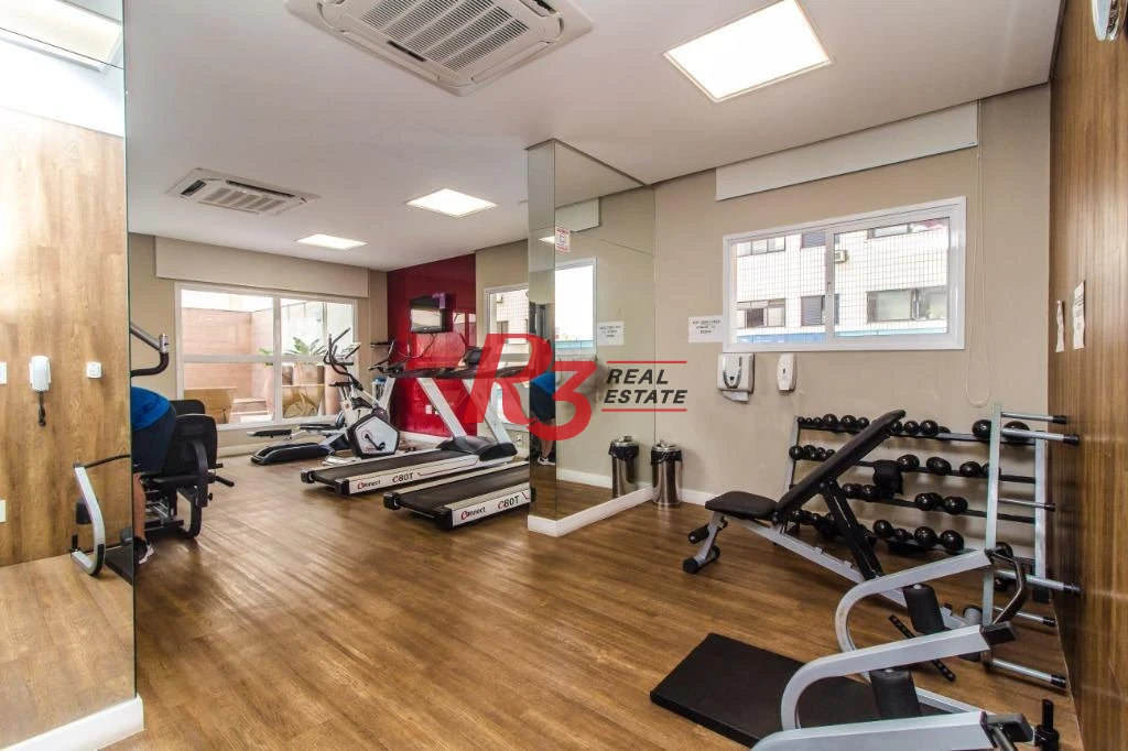 Apartamento com 2 dormitórios à venda, 63 m² por R$ 669.000,00 - Campo Grande - Santos/SP