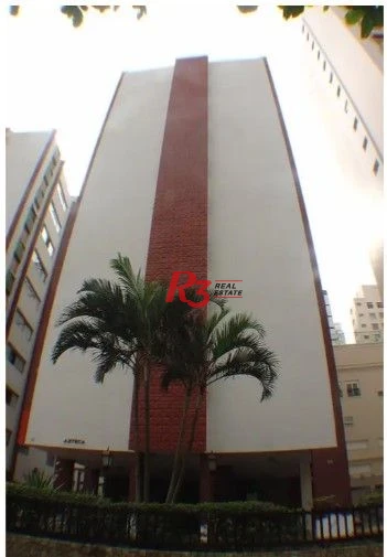 Apartamento com 3 dormitórios para alugar, 161 m² por R$ 6.000,00/mês - Gonzaga - Santos/SP