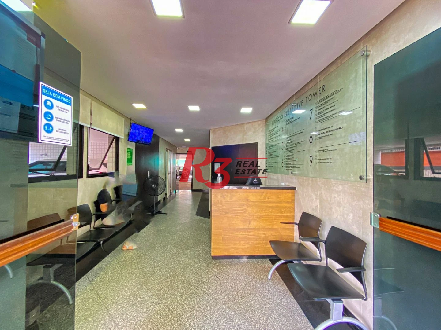 Sala para alugar, 65 m² por R$ 2.500,02/mês - Campo Grande - Santos/SP