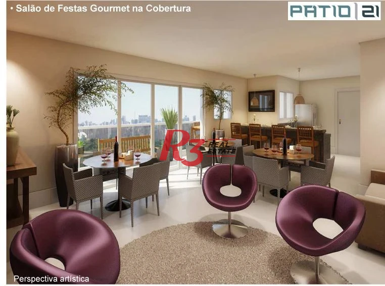 Apartamento à venda, 105 m² por R$ 990.000,00 - Macuco - Santos/SP