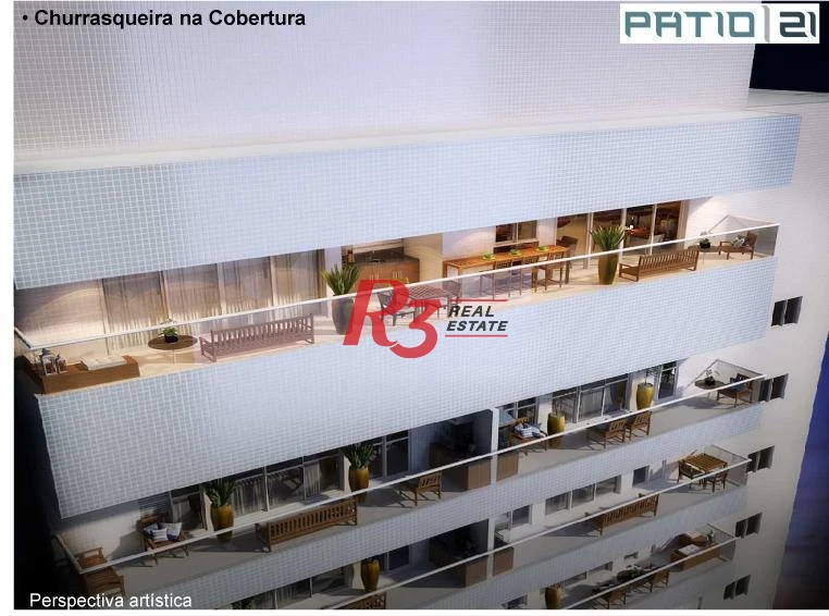 Apartamento à venda, 105 m² por R$ 990.000,00 - Macuco - Santos/SP