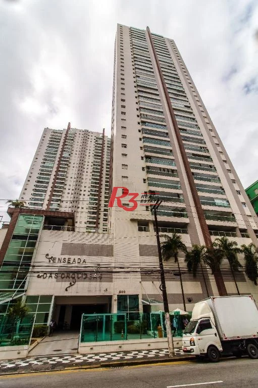 Apartamento com 3 dormitórios para alugar, 101 m² por R$ 6.500,00/mês - José Menino - Santos/SP