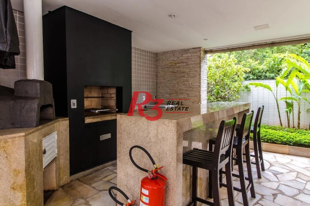Apartamento com 3 dormitórios para alugar, 101 m² por R$ 6.500,00/mês - José Menino - Santos/SP