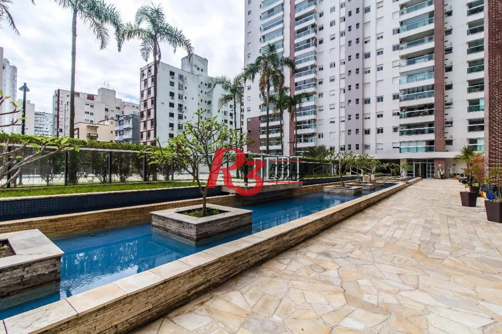 Apartamento com 3 dormitórios para alugar, 101 m² por R$ 6.500,00/mês - José Menino - Santos/SP