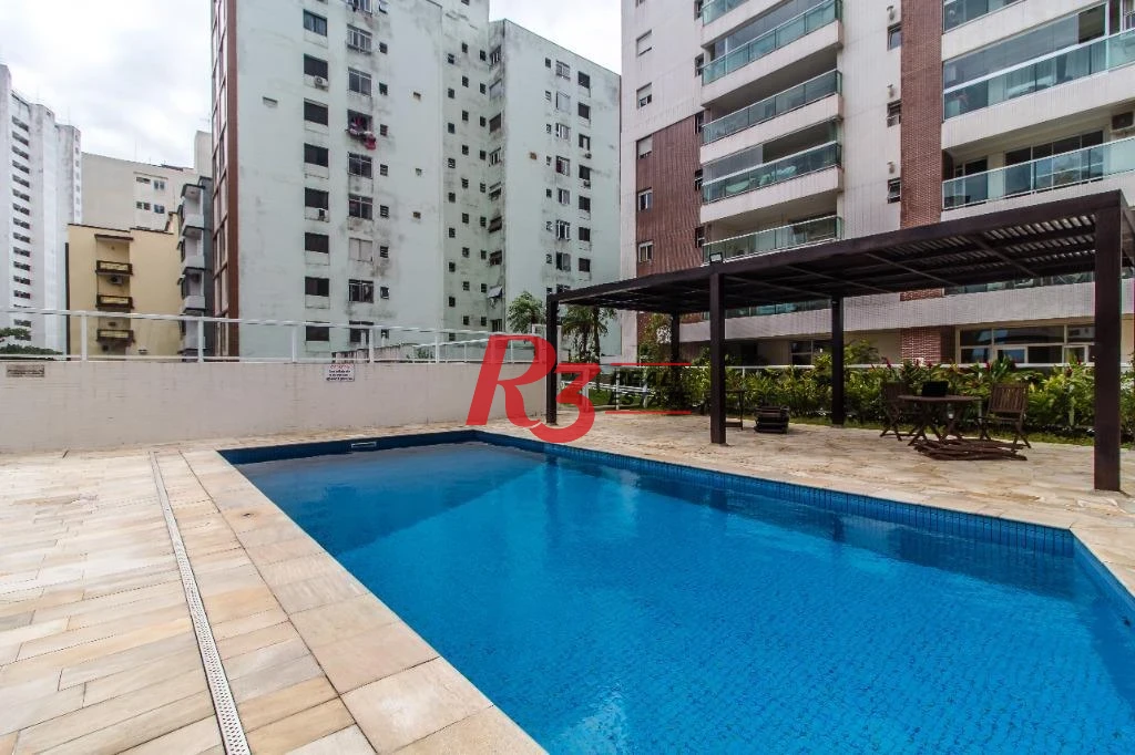 Apartamento com 3 dormitórios para alugar, 101 m² por R$ 6.500,00/mês - José Menino - Santos/SP
