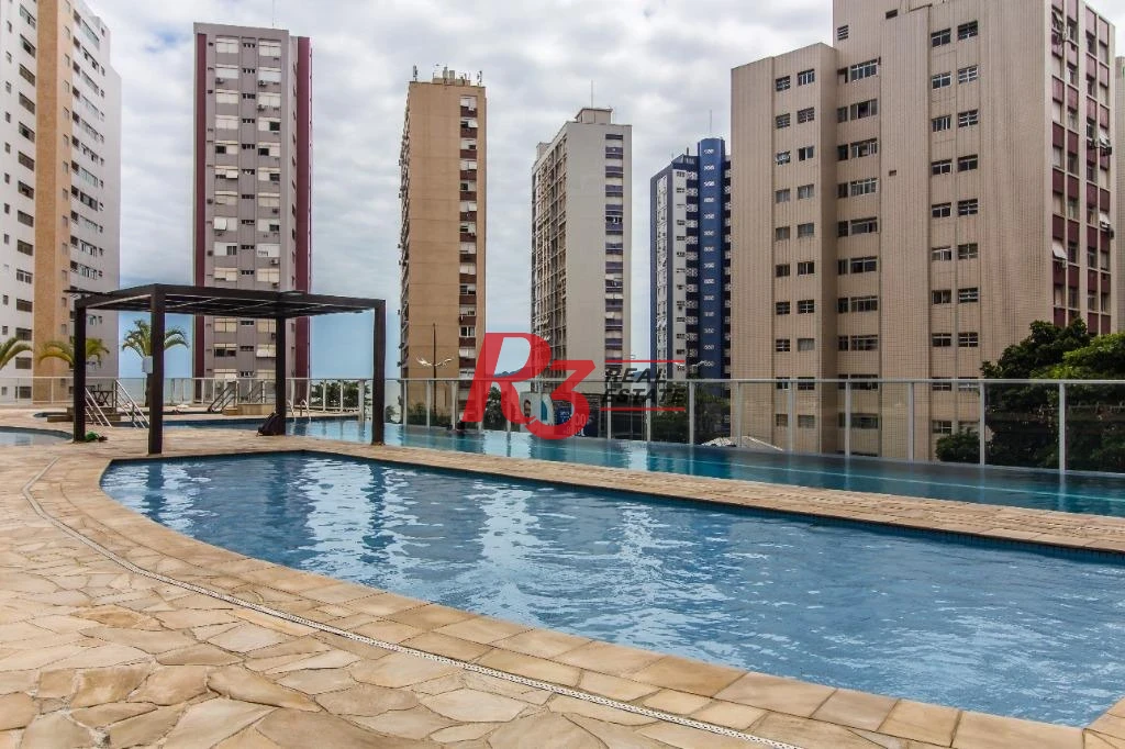 Apartamento com 3 dormitórios para alugar, 101 m² por R$ 6.500,00/mês - José Menino - Santos/SP