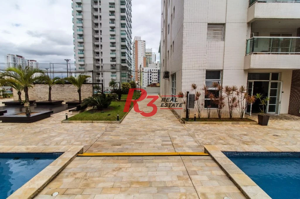Apartamento com 3 dormitórios para alugar, 101 m² por R$ 6.500,00/mês - José Menino - Santos/SP