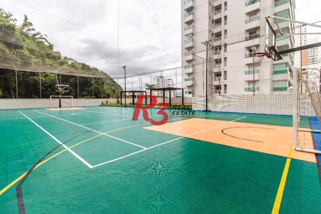 Apartamento com 3 dormitórios para alugar, 101 m² por R$ 6.500,00/mês - José Menino - Santos/SP
