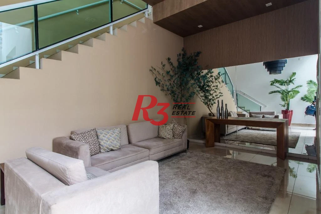 Apartamento com 3 dormitórios para alugar, 101 m² por R$ 6.500,00/mês - José Menino - Santos/SP