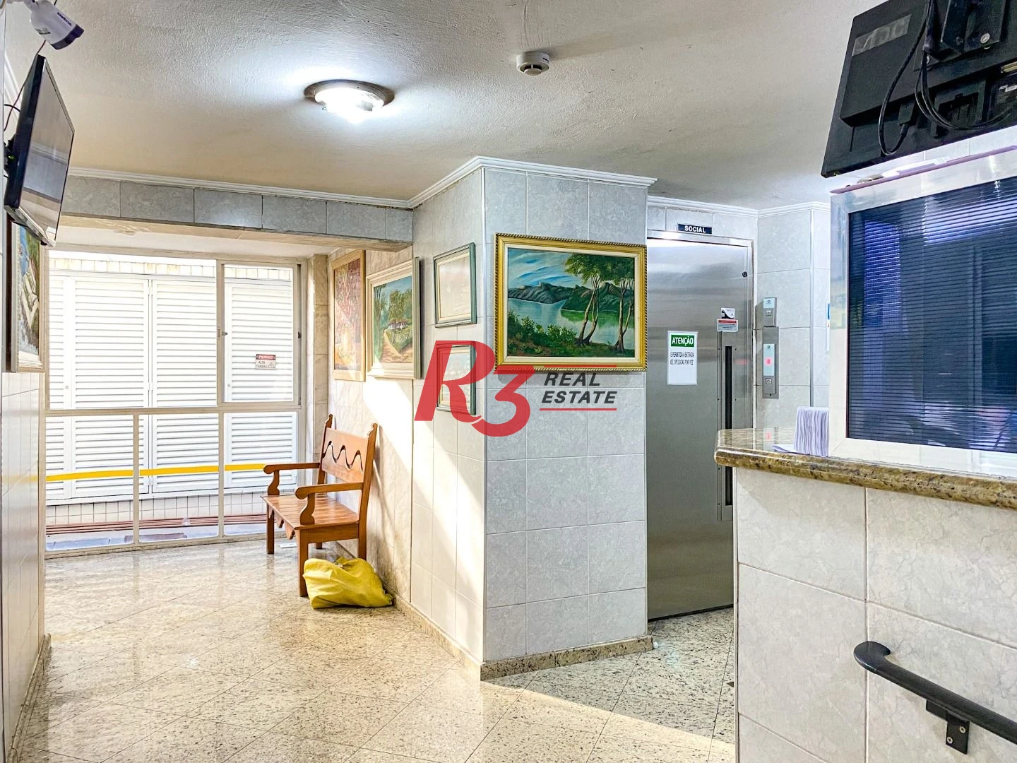Sala para alugar, 30 m² por R$ 2.500,00/mês - Gonzaga - Santos/SP