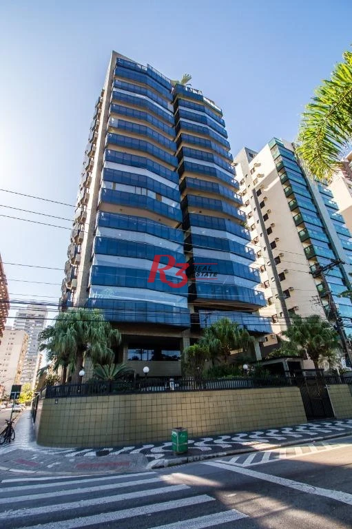 Apartamento, 251 m² - venda por R$ 3.500.000,00 ou aluguel por R$ 19.070,00/mês - Pompéia - Santos/SP