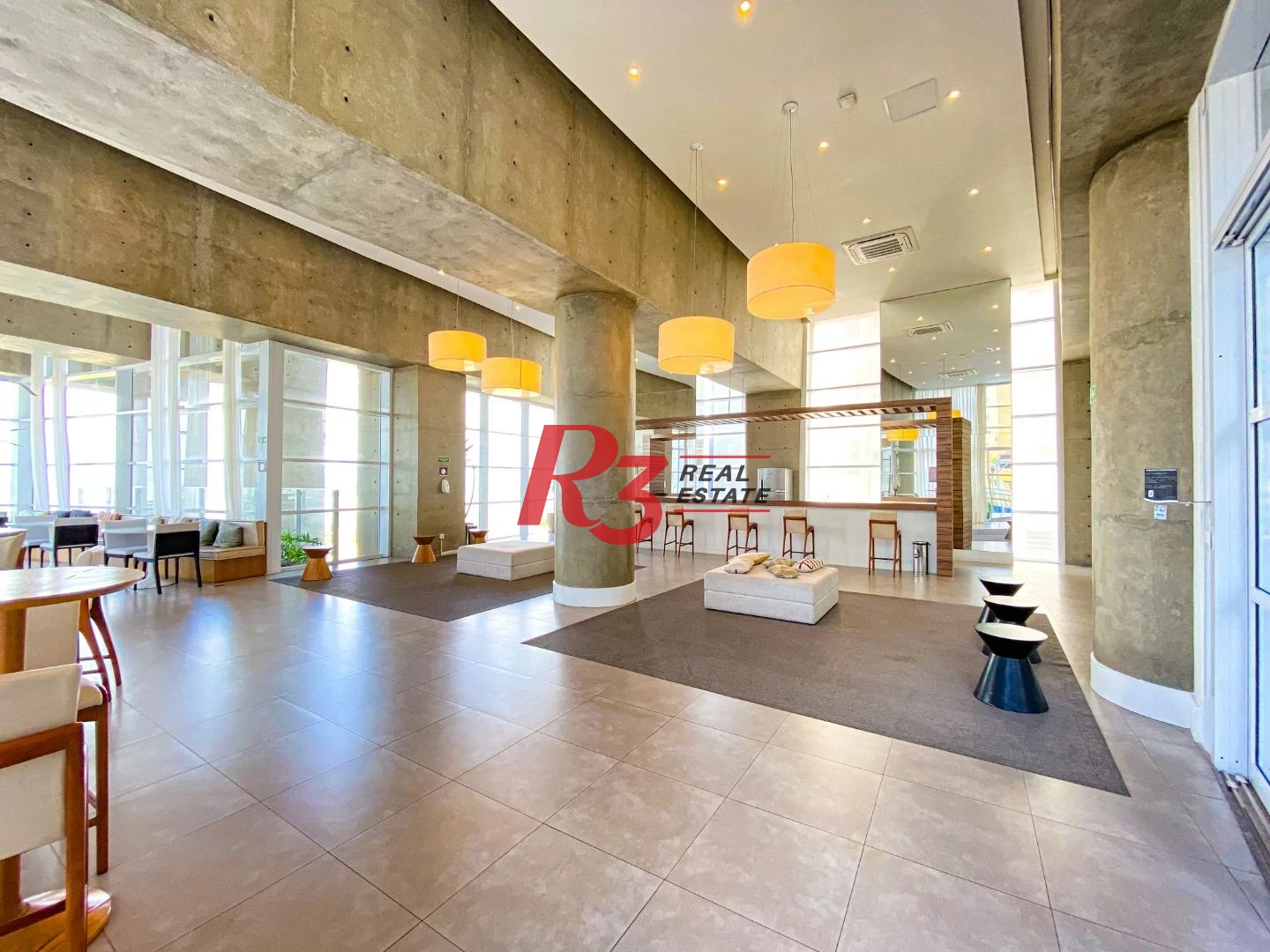 Apartamento com 1 dormitório para alugar, 60 m² por R$ 5.500,00/mês - Pompéia - Santos/SP