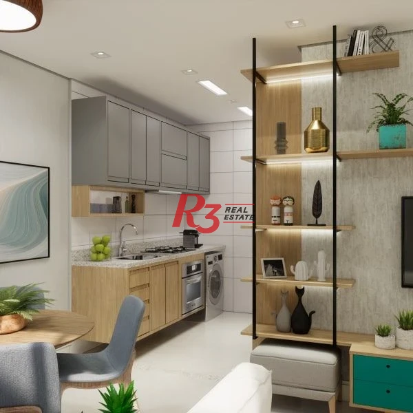 Apartamento à venda, 76 m² por R$ 970.530,00 - Ponta da Praia - Santos/SP