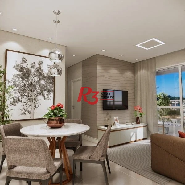 Apartamento à venda, 76 m² por R$ 970.530,00 - Ponta da Praia - Santos/SP