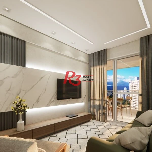 Apartamento à venda, 76 m² por R$ 970.530,00 - Ponta da Praia - Santos/SP