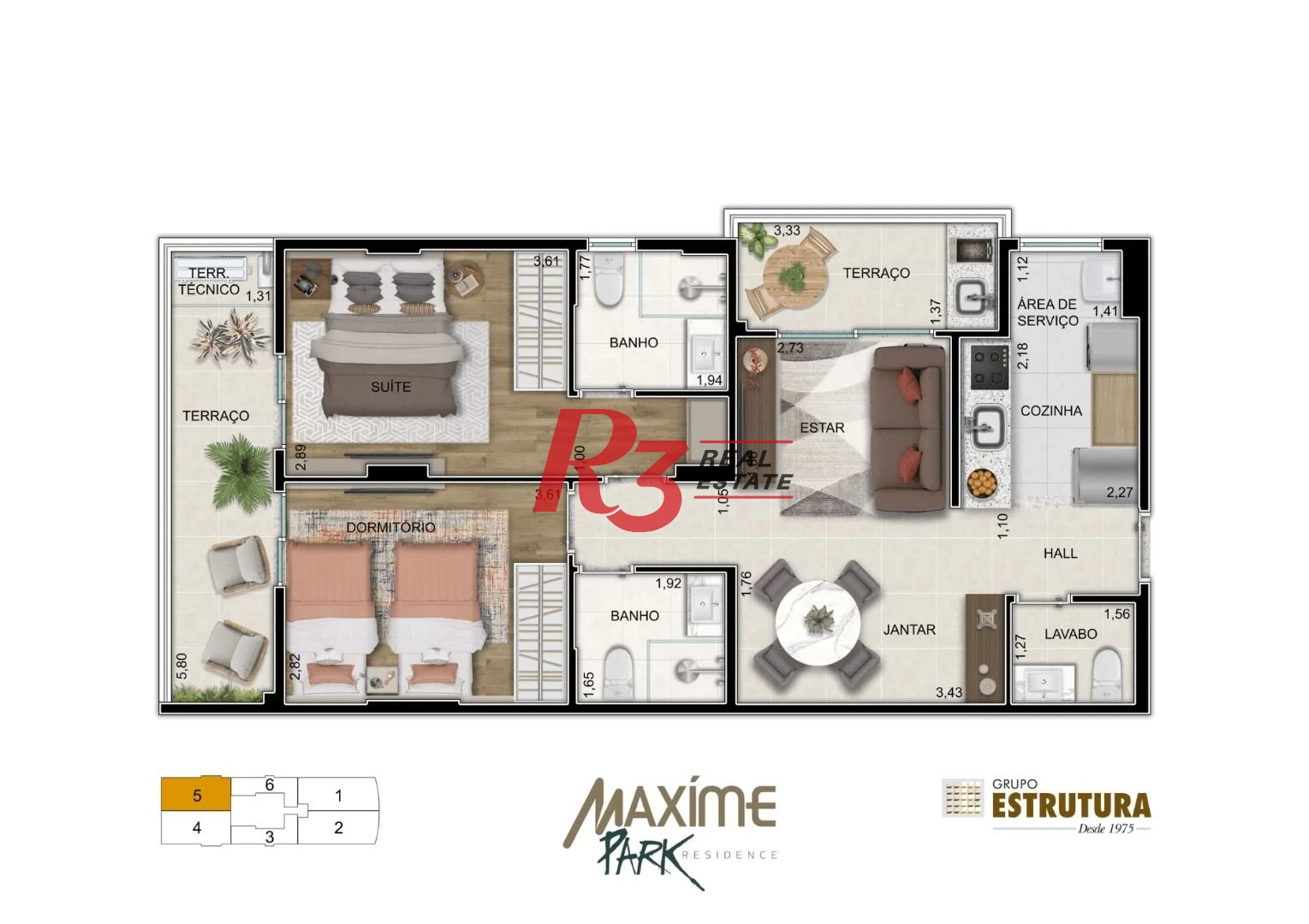 Apartamento à venda, 76 m² por R$ 970.530,00 - Ponta da Praia - Santos/SP
