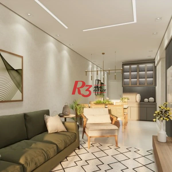 Apartamento à venda, 76 m² por R$ 970.530,00 - Ponta da Praia - Santos/SP