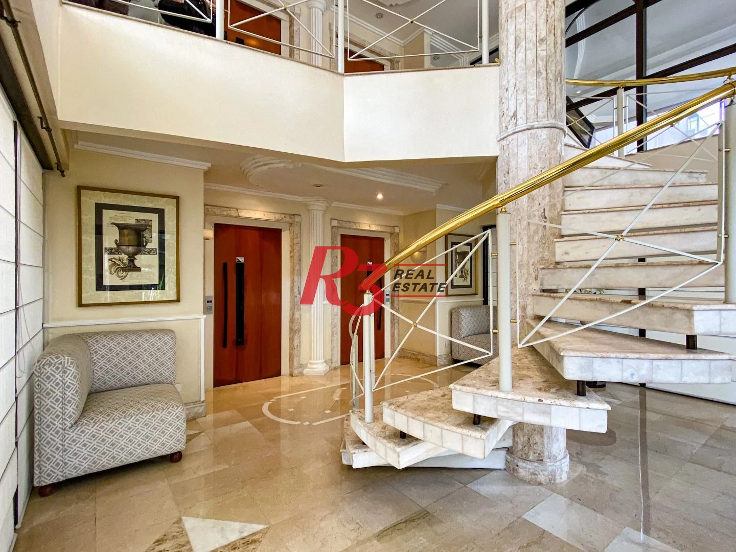 Cobertura com 4 suítes à venda na Vila Rica, 440 m² por R$ 8.000.000 - Santos/SP