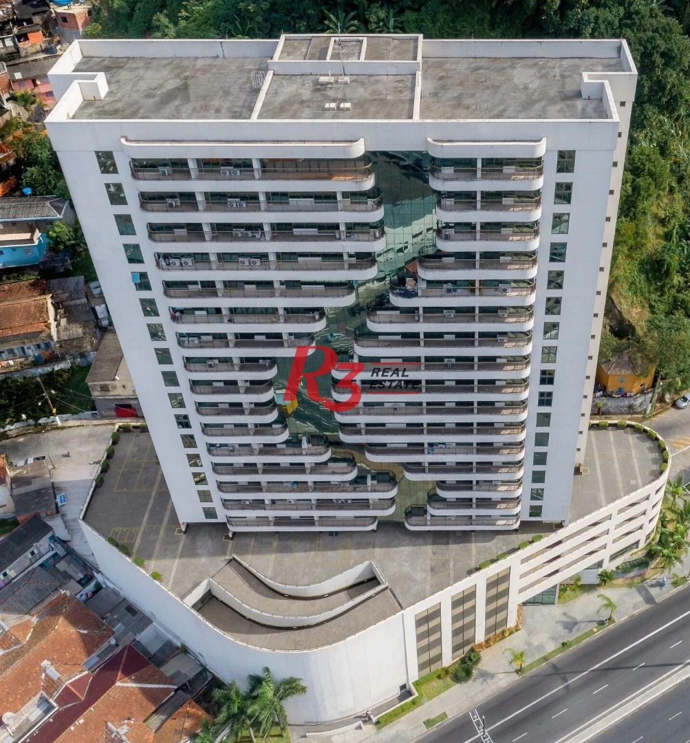 Sala para alugar, 43 m² por R$ 3.000,00/mês - Valongo - Santos/SP