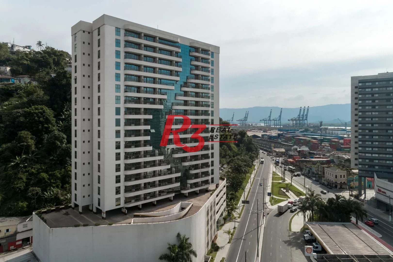 Sala para alugar, 43 m² por R$ 3.000,00/mês - Valongo - Santos/SP