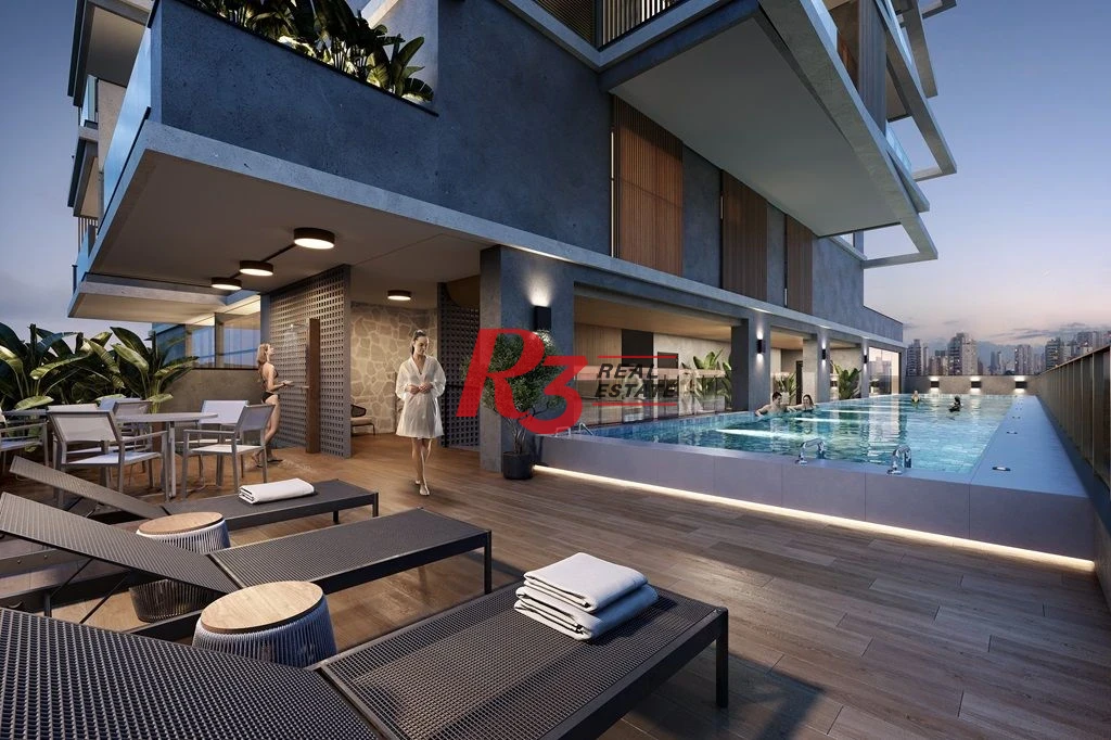 Apartamento com 1 dormitório à venda, 58 m² por R$ 660.000,00 - Ponta da Praia - Santos/SP