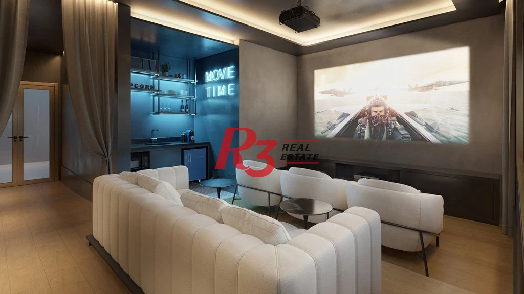 Apartamento com 1 dormitório à venda, 58 m² por R$ 660.000,00 - Ponta da Praia - Santos/SP