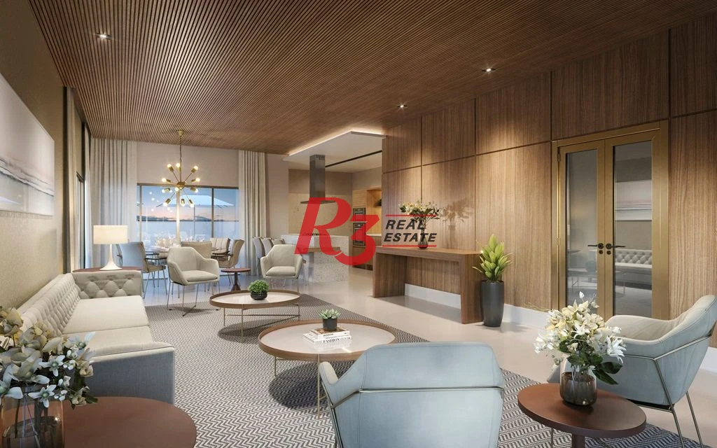 Apartamento com 1 dormitório à venda, 58 m² por R$ 660.000,00 - Ponta da Praia - Santos/SP