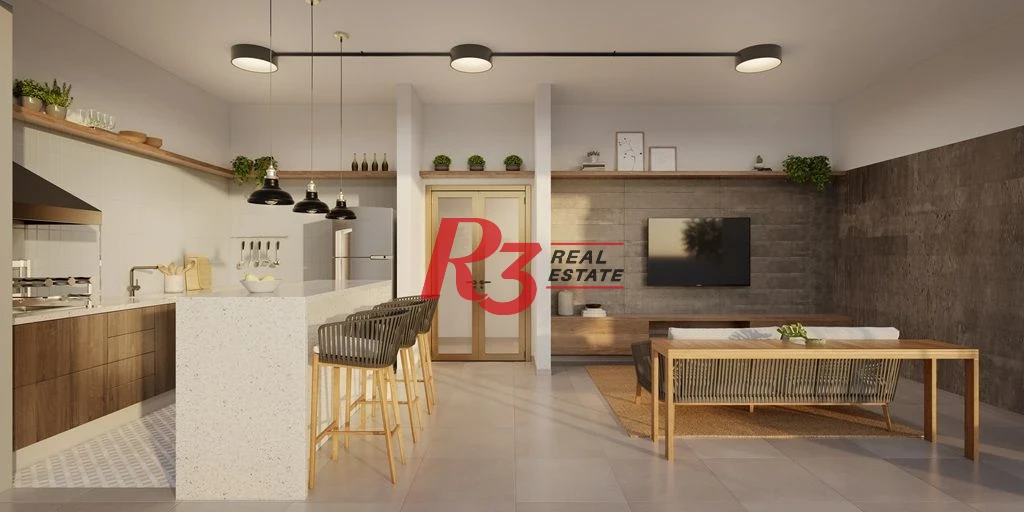Apartamento com 1 dormitório à venda, 58 m² por R$ 660.000,00 - Ponta da Praia - Santos/SP