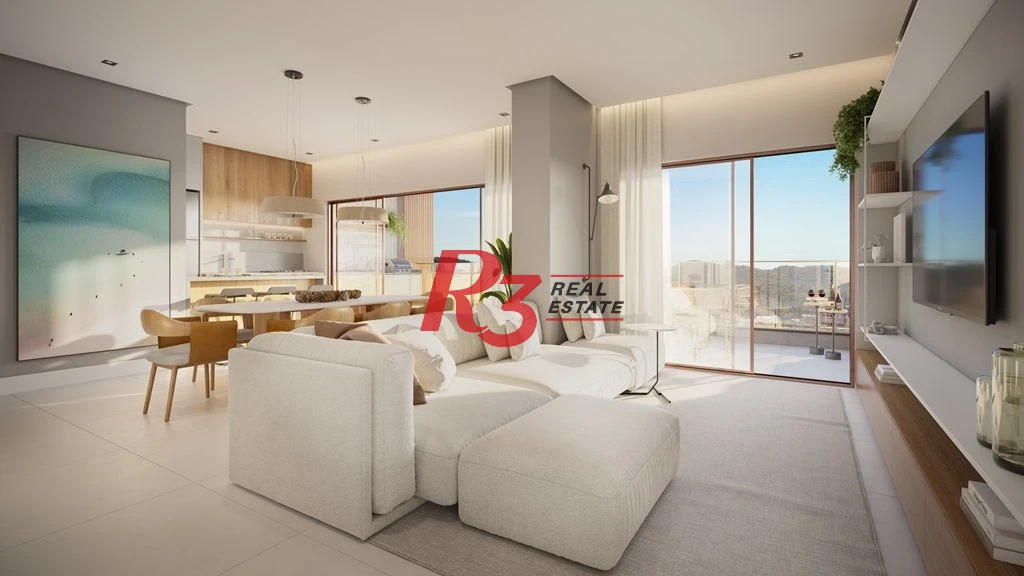 Apartamento com 1 dormitório à venda, 58 m² por R$ 660.000,00 - Ponta da Praia - Santos/SP