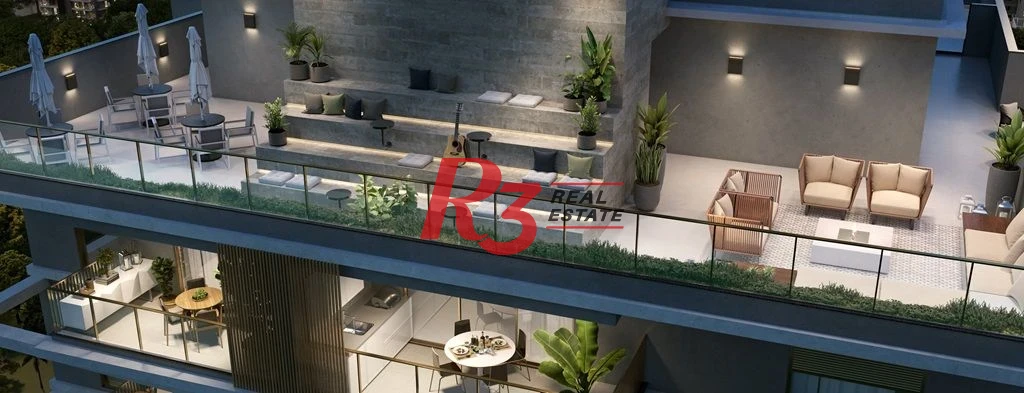 Apartamento com 1 dormitório à venda, 58 m² por R$ 660.000,00 - Ponta da Praia - Santos/SP
