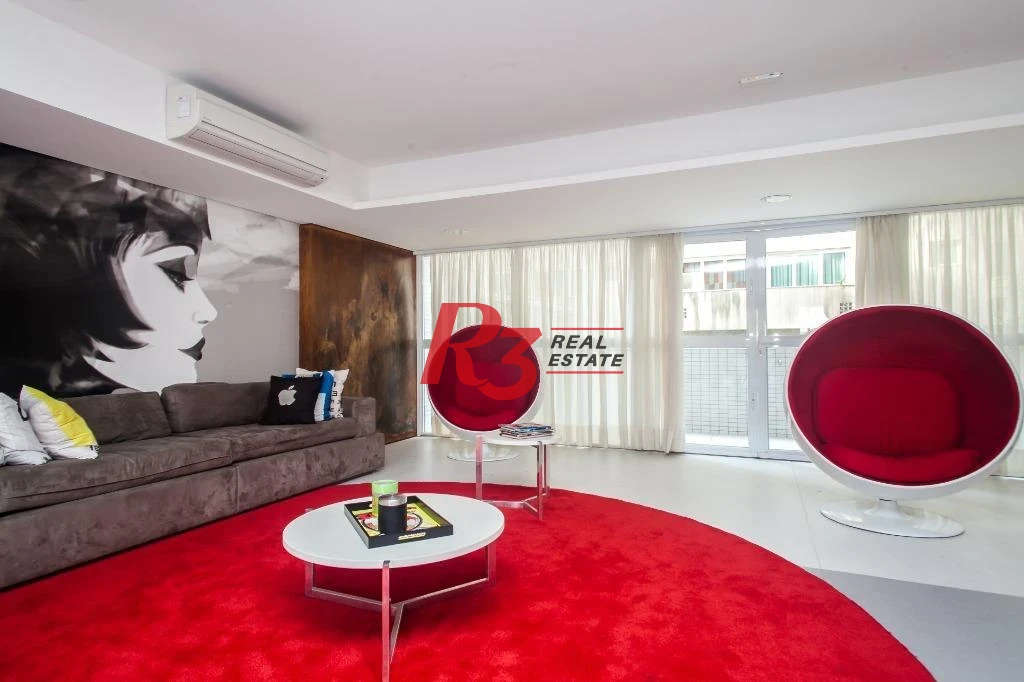 Apartamento Duplex com 2 dormitórios, 2 suítes,  Gonzaga - Santos/SP