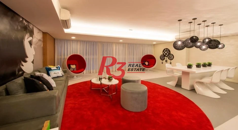 Apartamento Duplex com 2 dormitórios, 2 suítes,  Gonzaga - Santos/SP