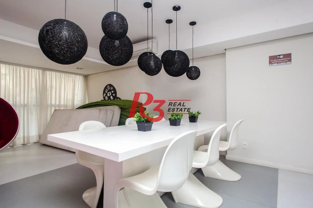Apartamento Duplex com 2 dormitórios, 2 suítes,  Gonzaga - Santos/SP