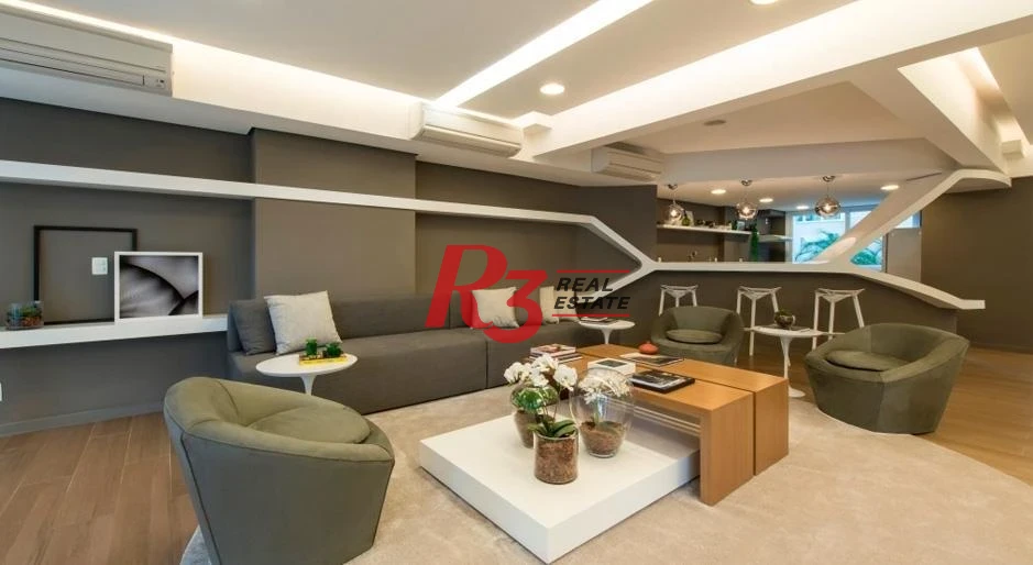 Apartamento Duplex com 2 dormitórios, 2 suítes,  Gonzaga - Santos/SP
