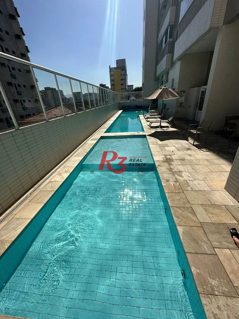 Apartamento, 167 m² - venda por R$ 2.850.000,00 ou aluguel por R$ 21.900,00/mês - Boqueirão - Santos/SP