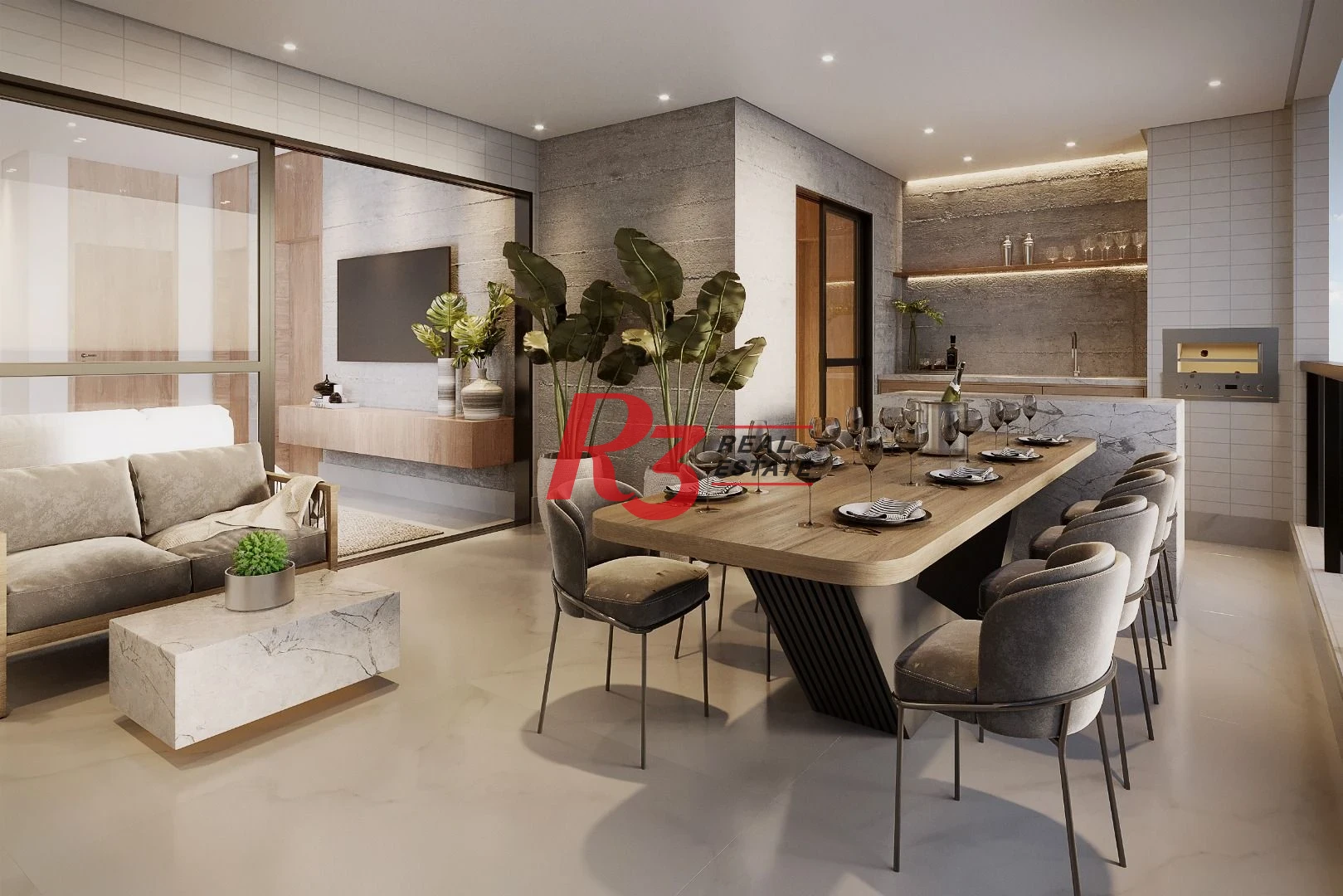 Apartamento à venda, 128 m² por R$ 2.300.000,00 - Ponta da Praia - Santos/SP