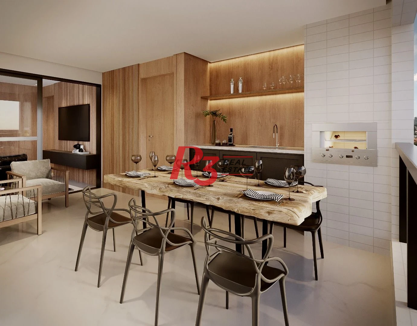 Apartamento à venda, 128 m² por R$ 2.300.000,00 - Ponta da Praia - Santos/SP