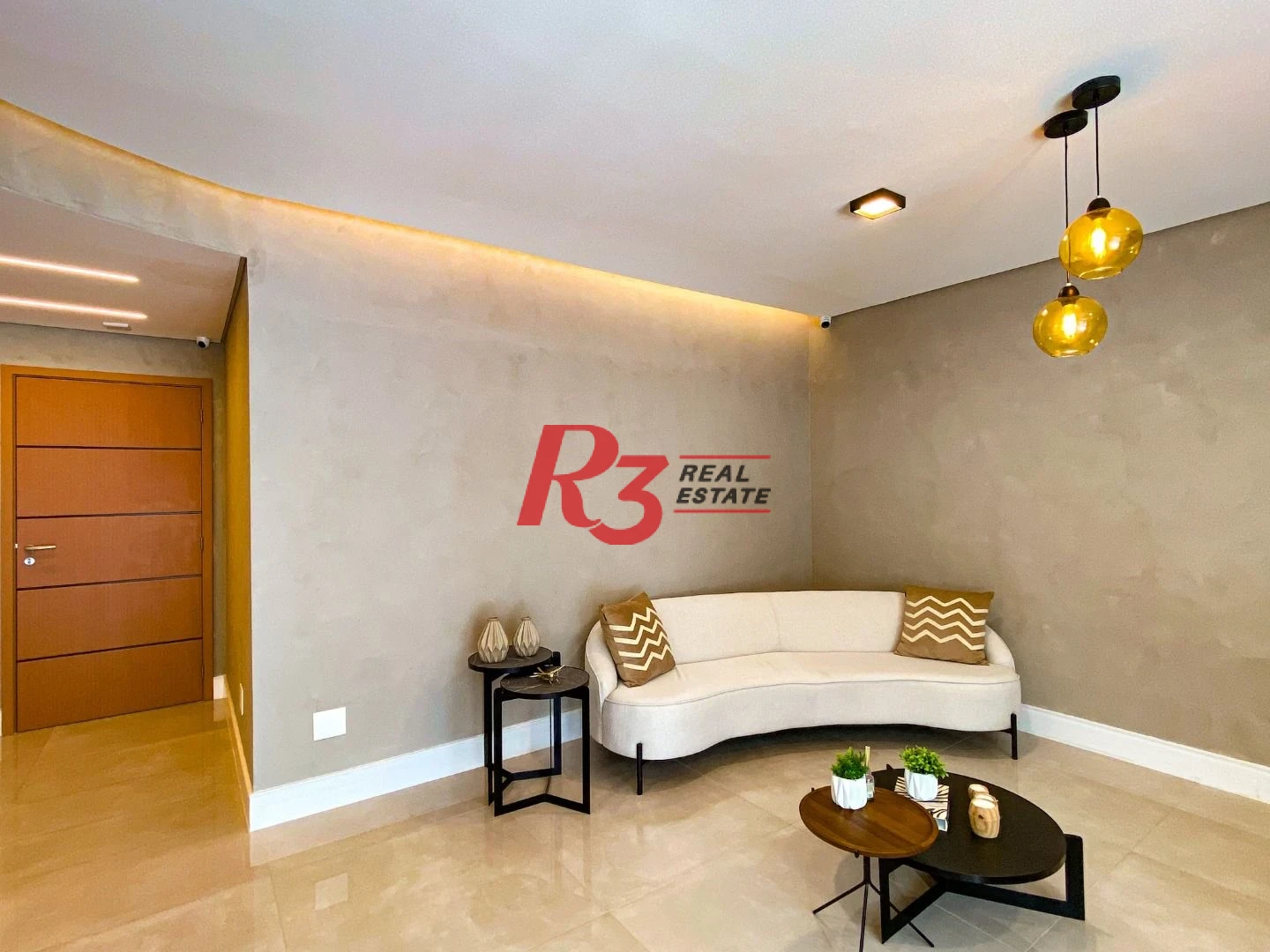 Apartamento com 2 dormitórios para alugar, 65 m² por R$ 6.300/mês - Vila Rica - Santos/SP