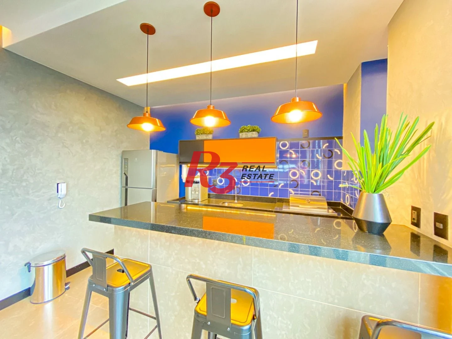 Apartamento com 1 dormitório para alugar, 54 m² por R$ 6.000,02/mês - Boqueirão - Santos/SP