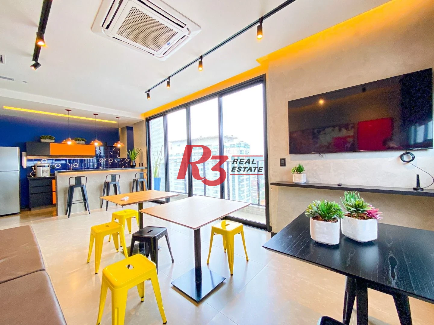 Apartamento com 1 dormitório para alugar, 54 m² por R$ 6.000,02/mês - Boqueirão - Santos/SP